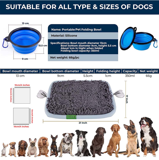 IBEEM Snuffle Mat for Dogs