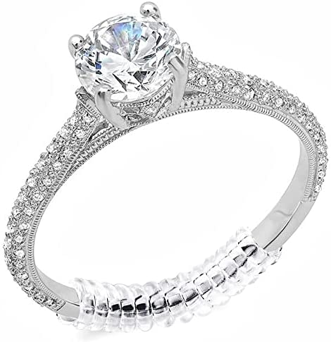 IBEEM Ring Adjuster For Loose Rings 14 Pack 4 Sizes