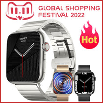 2022 NFC Smart Watch Men Women Smartwatch Door Access Unlock Custom Watch Face Bluetooth Call Wireless Charging Fitness Bracelet