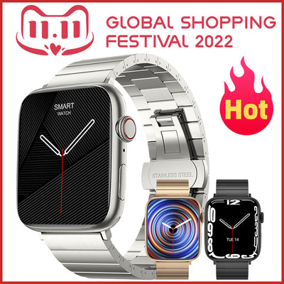 2022 NFC Smart Watch Men Women Smartwatch Door Access Unlock Custom Watch Face Bluetooth Call Wireless Charging Fitness Bracelet