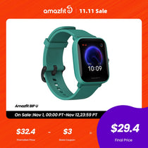 New Original Amazfit Bip U Smartwatch 5ATM Water Resistant Color Display  Sport Tracking Smart Watch For Android iOS Phone