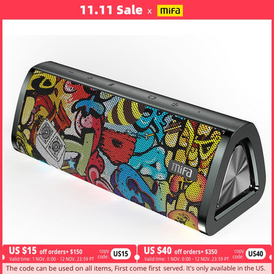 mifa A10+ Portable bluetooth speaker 360° Stereo Sound 20W  IPX7 waterproof wireless bluetooth 5.0 speaker 24-Hour Play time