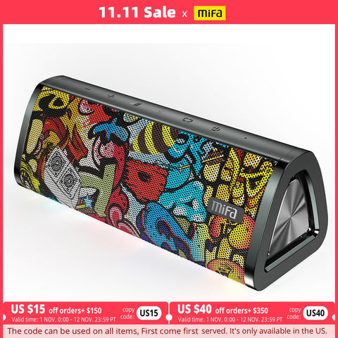 mifa A10+ Portable bluetooth speaker 360° Stereo Sound 20W  IPX7 waterproof wireless bluetooth 5.0 speaker 24-Hour Play time
