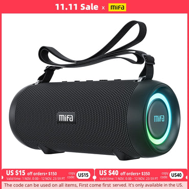 mifa A90 Bluetooth Speaker 60W Output Power Bluetooth Speaker with Class D Amplifier Excellent Bass Performace camping speaker