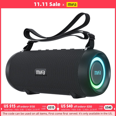 mifa A90 Bluetooth Speaker 60W Output Power Bluetooth Speaker with Class D Amplifier Excellent Bass Performace camping speaker