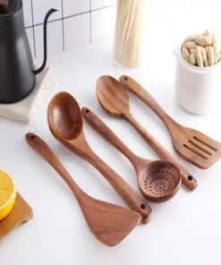 Wooden Spoon & Spatula Set