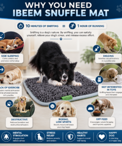 IBEEM Snuffle Mat for Dogs
