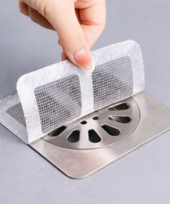 Shower Drain Hair Catcher Mesh Stickers