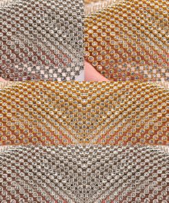 Alternative view of Fine Quality Stone Strips 2*18” Golden Silver