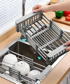 Kitchen Stainless Steel Sink Drain Rack