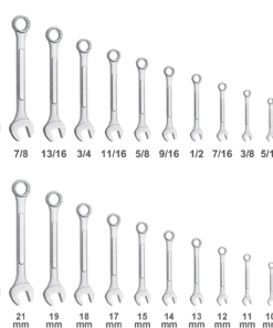 Alternative view of 24-Piece All-Purpose Master Combination Wrench Set with Roll-up Pouch